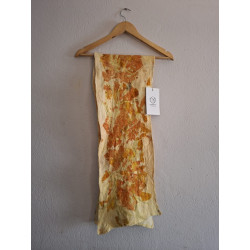 Chalina Ecoprint de Fieltro de Lana Merino