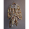 Blusa Río Abajo de Fieltro de Lana Merino y Seda Natural