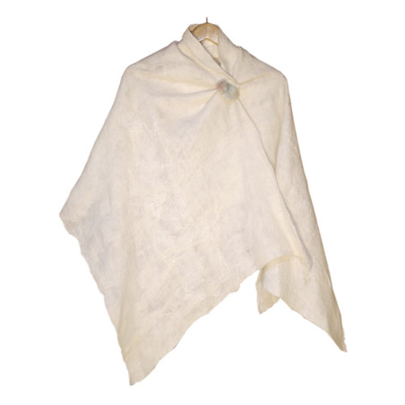 Chal Neutro Fieltro de Lana Merino